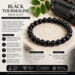 Black Tourmaline Bracelet – Protection & Grounding