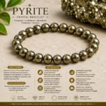 Natural Pyrite Crystal Bracelet – Prosperity, Confidence & Abundance