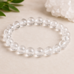 Clear Quartz Crystal Bracelet – Clarity, Focus & Positive Energy